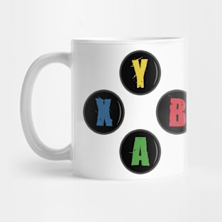 X Box Buttons - Grunge Mug